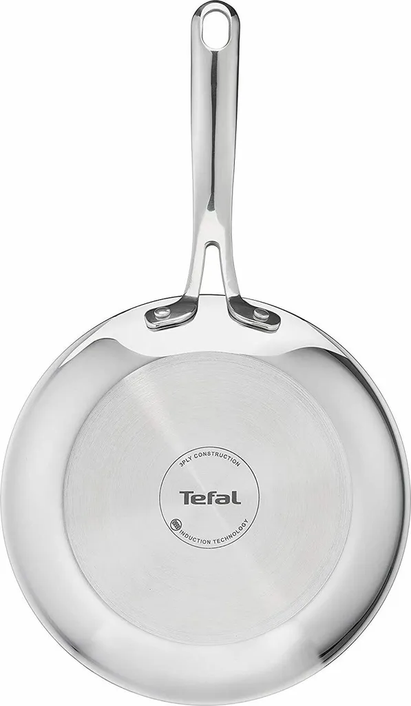 Tefal Bratpfanne ETERNAL MESH Edelstahl Kratzfest °28cm E49706 + Jamie Oliver Gravur Glasdeckel 5 Tefal Bratpfanne ETERNAL MESH Edelstahl Kratzfest °28cm E49706 + Jamie Oliver Gravur Glasdeckel – Bild 5