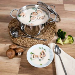 Serenk Modernist Collection Kochtopf, Schmortopf, Edelstahltopf, Universaltopf, Für Alle Herdarten, Auch Induktion, Unbeschichtet, Silber, Ø 20 Cm - 2,5 Liter 12 Serenk Modernist Collection Kochtopf, Schmortopf, Edelstahltopf, Universaltopf, Für Alle Herdarten, Auch Induktion, Unbeschichtet, Silber, Ø 20 Cm - 2,5 Liter -Brutzellust Verkaufsgeschäft 0183b9800d9349781c926fce1b426aff