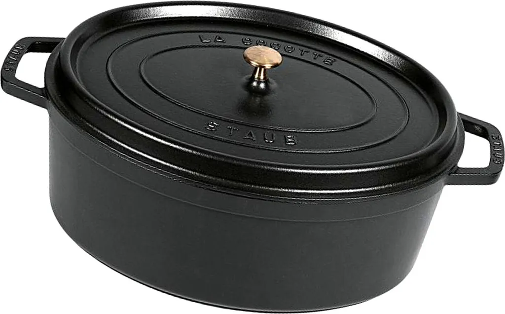 STAUB Bräter Cocotte 12 Liter Ø41cm Schwarz 6 STAUB Bräter Cocotte 12 Liter Ø41cm Schwarz – Bild 6