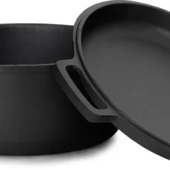 Gusseisen Topf 4L Gusseisentopf Ø 24cm Brotbacken Kochtopf Mit Deckel-Bratpfanne -Brutzellust Verkaufsgeschäft 034b50ef528a3b9f7f2dd1c394bf0078