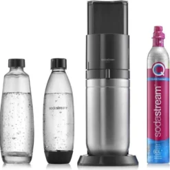 SodaStream DuoTitan Trinkwassersprudler, Inkl. 1x 1 Liter Glasflasche, 1x 1 Liter PET, 1 X Quick Connect Zylinder 30 SodaStream DuoTitan Trinkwassersprudler, Inkl. 1x 1 Liter Glasflasche, 1x 1 Liter PET, 1 X Quick Connect Zylinder -Brutzellust Verkaufsgeschäft 03b3ab7edad0a3bca05a64243d302bc7