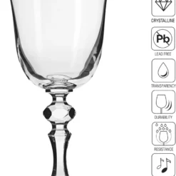 KROSNO Krista Kleine Rotweingläser, 6er-Set, 220 Ml -Brutzellust Verkaufsgeschäft 04b61574aafffde678eedf541121ba76