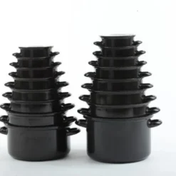 Emailletopf - Suppentopf - Saucentopf - 10l - STANDARD - 28 Cm - Belis - Schwarz -Brutzellust Verkaufsgeschäft 0c07a43ade821ca015b9cfe3c83bc968