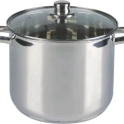 Westerholt 1955 Edelstahl Universal Kochtopf Topf 20Ltr. Glasdeckel