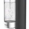 PHILIPS AQUA Soda Maker Wassersprudler + 425 G CO²-Zylinder + 1 PET-Flasche 1 Liter, Schwarz