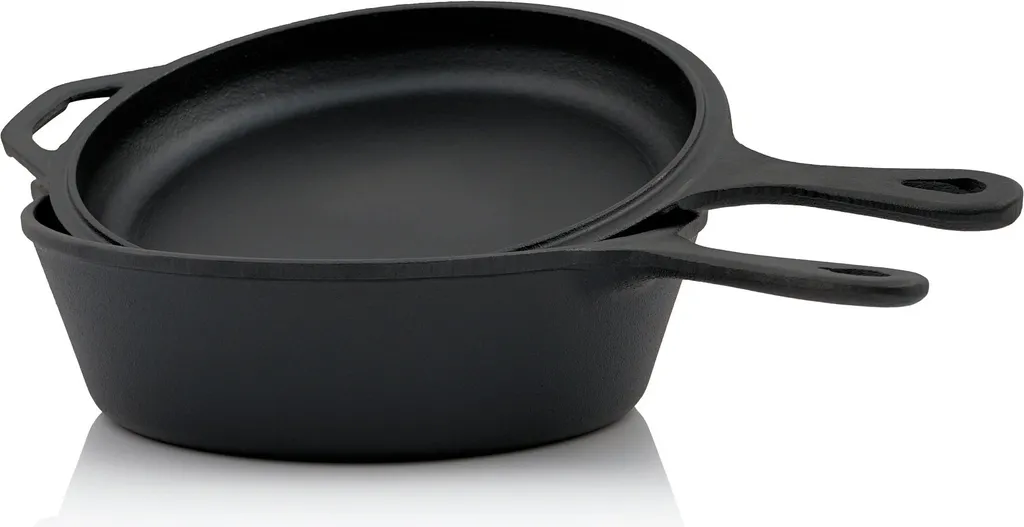 BBQ-Toro Gusseisen Topf Mit Pfannendeckel | 4,4 Liter Stielkasserolle 2 BBQ-Toro Gusseisen Topf Mit Pfannendeckel | 4,4 Liter Stielkasserolle – Bild 2