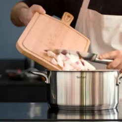 Tefal Virtuoso Topfset, 7-Teilig, Edelstahl - 7-Teiliges Set Aus 1x Stielkasserolle 16cm, 3x Kochtöpfen 16/20/24cm + 3x Deckel -Brutzellust Verkaufsgeschäft 10afea5bd5c12ecca8ab39176cff6f59