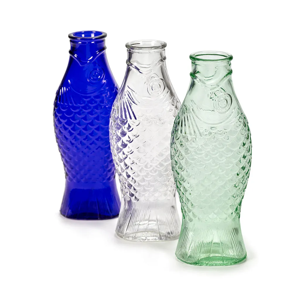 SERAX Karaffen Serax | Glasflasche Fish & Fish | Grün 29 Cm 2 SERAX Karaffen Serax | Glasflasche Fish & Fish | Grün 29 Cm – Bild 2