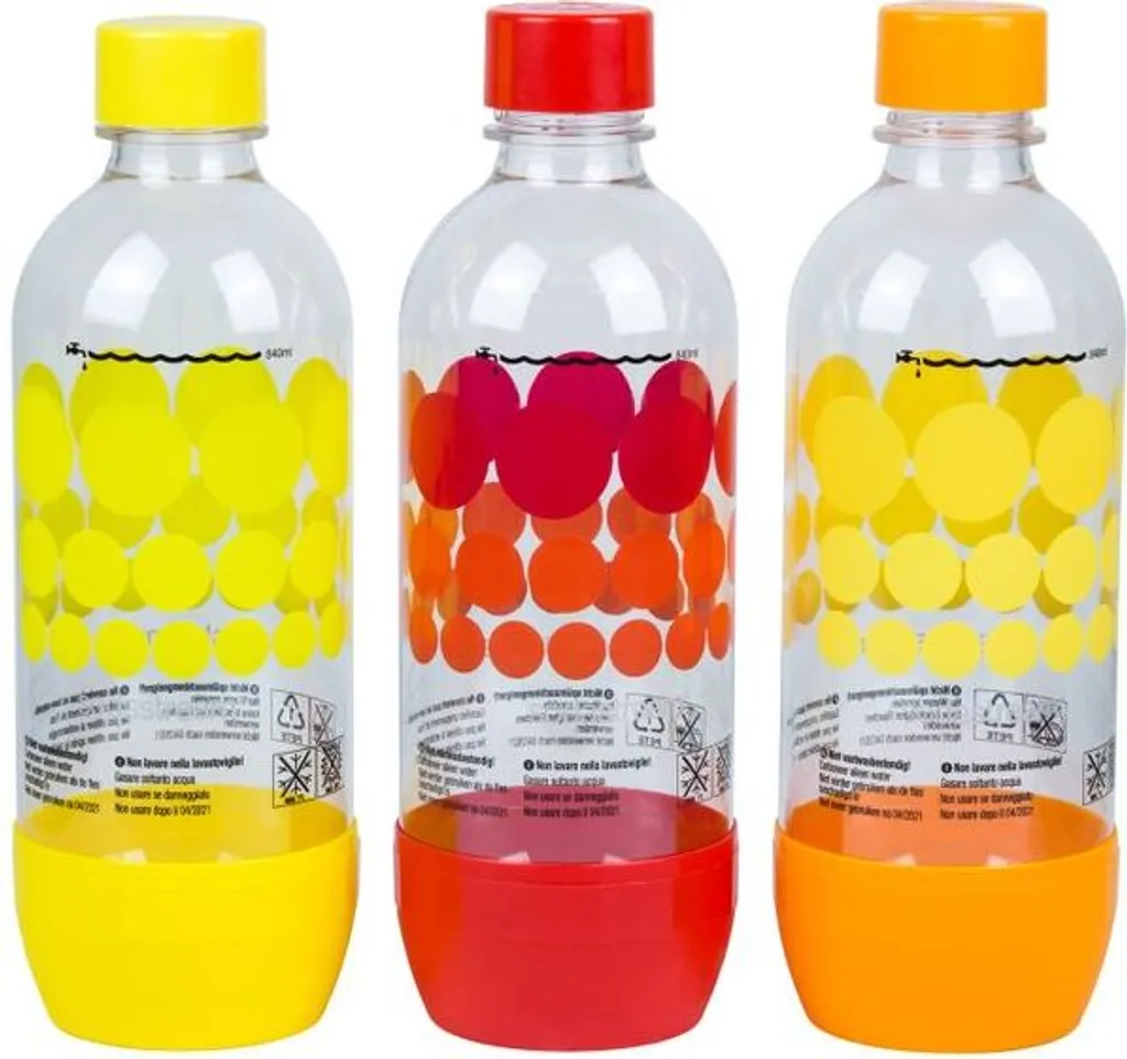 Sodastream 3000036 Plastikflaschen, 1 L, Gelb, Rot, Orange, 3 Stück 3 Sodastream 3000036 Plastikflaschen, 1 L, Gelb, Rot, Orange, 3 Stück – Bild 3