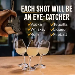 Brooze Bender Schnapsgläser 6er Set Stamper Glas Mit Stil Shot Vodka Likör Ouzo -Brutzellust Verkaufsgeschäft 11e2a98263f94968b49655719727e595