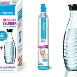 SodaStream Reserve-Zylinder 50-60 Ltr + Glas - Karaffe -Brutzellust Verkaufsgeschäft 14dff8e94c17eb37e97c44809de77a40