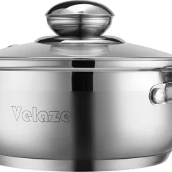 Velaze Töpfe Set, 7-teilig Kochtopf Set Aus Edelstahl, Topf Set Mit Glasdeckeln, PFOA Frei, Klassisches Design, Topfset Induktion Für Alle Herdarten Und Für Verschiedene Kochbedürfnisse 8 Velaze Töpfe Set, 7-teilig Kochtopf Set Aus Edelstahl, Topf Set Mit Glasdeckeln, PFOA Frei, Klassisches Design, Topfset Induktion Für Alle Herdarten Und Für Verschiedene Kochbedürfnisse -Brutzellust Verkaufsgeschäft 164b97c7038bac9937528fb81427d12f