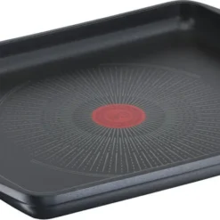 Tefal Robusto E2499844, Rechteckig, Allzweckpfanne, Schwarz, Titan, 250 °C, Aluminium-Guss