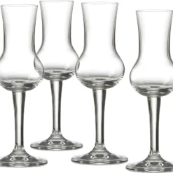 Ritzenhoff & Breker Grappaglas Mambo 4er Set, Schnapsgläser, Kristallglas, Klar, 90 Ml, 814248