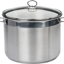 Krüger Maxi Topf Mit Glasdeckel Aus Edelstahl Fassung 20L 33cm -Brutzellust Verkaufsgeschäft 23c08f3c3d4cdda34c400aef305b2b8e