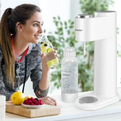 SODASWEET Wassersprudler-Set, Sodawasser Maschine Soda Maker Mit 1x CO2 Zylinder(425g Kohlensäure Für 60L Wasser), 1x 1L PET-Flasche, Ideal Für Zuhause, Bar, Restaurant Usw. 10 SODASWEET Wassersprudler-Set, Sodawasser Maschine Soda Maker Mit 1x CO2 Zylinder(425g Kohlensäure Für 60L Wasser), 1x 1L PET-Flasche, Ideal Für Zuhause, Bar, Restaurant Usw. -Brutzellust Verkaufsgeschäft 24e1344f544a0ab804cd4fdfb950f19c
