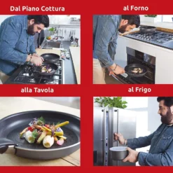 Lagostina Ingenio Essential, Schwarz, Grau, Weiß, Schwarz, Lagospot, Abnehmbar, Keramik, Gas, Versiegelte Platte, 16 Cm -Brutzellust Verkaufsgeschäft 25157946f3f70260622b4cfd844ff783