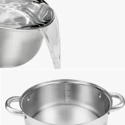 Velaze Töpfe Set, 7-teilig Kochtopf Set Aus Edelstahl, Topf Set Mit Glasdeckeln, PFOA Frei, Klassisches Design, Topfset Induktion Für Alle Herdarten Und Für Verschiedene Kochbedürfnisse 9 Velaze Töpfe Set, 7-teilig Kochtopf Set Aus Edelstahl, Topf Set Mit Glasdeckeln, PFOA Frei, Klassisches Design, Topfset Induktion Für Alle Herdarten Und Für Verschiedene Kochbedürfnisse -Brutzellust Verkaufsgeschäft 25183548b1d24410835d8e9e03de5820