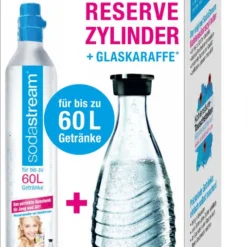 SodaStream Reserve-Zylinder 50-60 Ltr + Glas - Karaffe -Brutzellust Verkaufsgeschäft 25d684b33ec4dbdfb9e009776c5bf54c