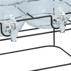 Cuisine Elegance Getränkespender Mit Ständer 2 X 4 Liter - Cocktails, Wasserspender, Saftspender, Karaffe, Glas Zapfhahn - Transparent/Schwarz 14 Cuisine Elegance Getränkespender Mit Ständer 2 X 4 Liter - Cocktails, Wasserspender, Saftspender, Karaffe, Glas Zapfhahn - Transparent/Schwarz -Brutzellust Verkaufsgeschäft 26aa36218d6816af7a3c47a51ef95dbe