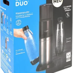 SodaStream DuoTitan Trinkwassersprudler, Inkl. 1x 1 Liter Glasflasche, 1x 1 Liter PET, 1 X Quick Connect Zylinder 37 SodaStream DuoTitan Trinkwassersprudler, Inkl. 1x 1 Liter Glasflasche, 1x 1 Liter PET, 1 X Quick Connect Zylinder -Brutzellust Verkaufsgeschäft 29bf1b365030de41e13cb780674bfbb6