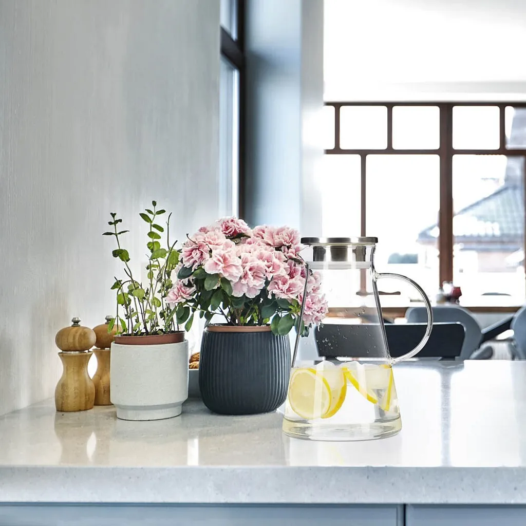 Relaxdays Glaskaraffe Mit Deckel 1,8 Liter 3 Relaxdays Glaskaraffe Mit Deckel 1,8 Liter – Bild 3