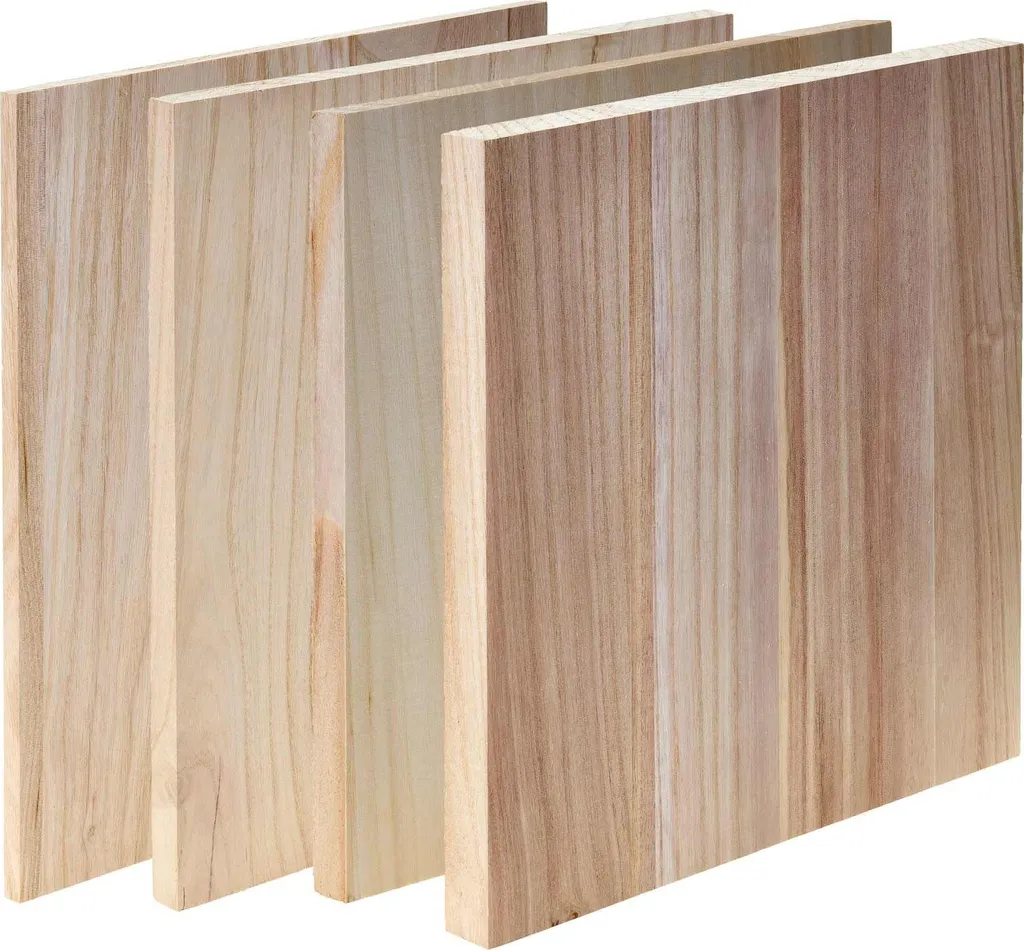 Bruchtestbretter Paulownia 10er 30x30cm 10mm 2 Bruchtestbretter Paulownia 10er 30x30cm 10mm – Bild 2