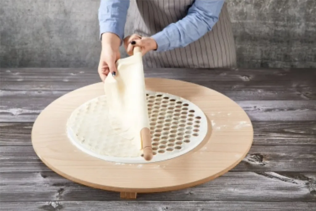 Ravioli Shaper Knödel Manti Form Manti Kalibi Maulkorb Pelmeni Teig Form 216 Loch 43 Cm 3 Ravioli Shaper Knödel Manti Form Manti Kalibi Maulkorb Pelmeni Teig Form 216 Loch 43 Cm – Bild 3