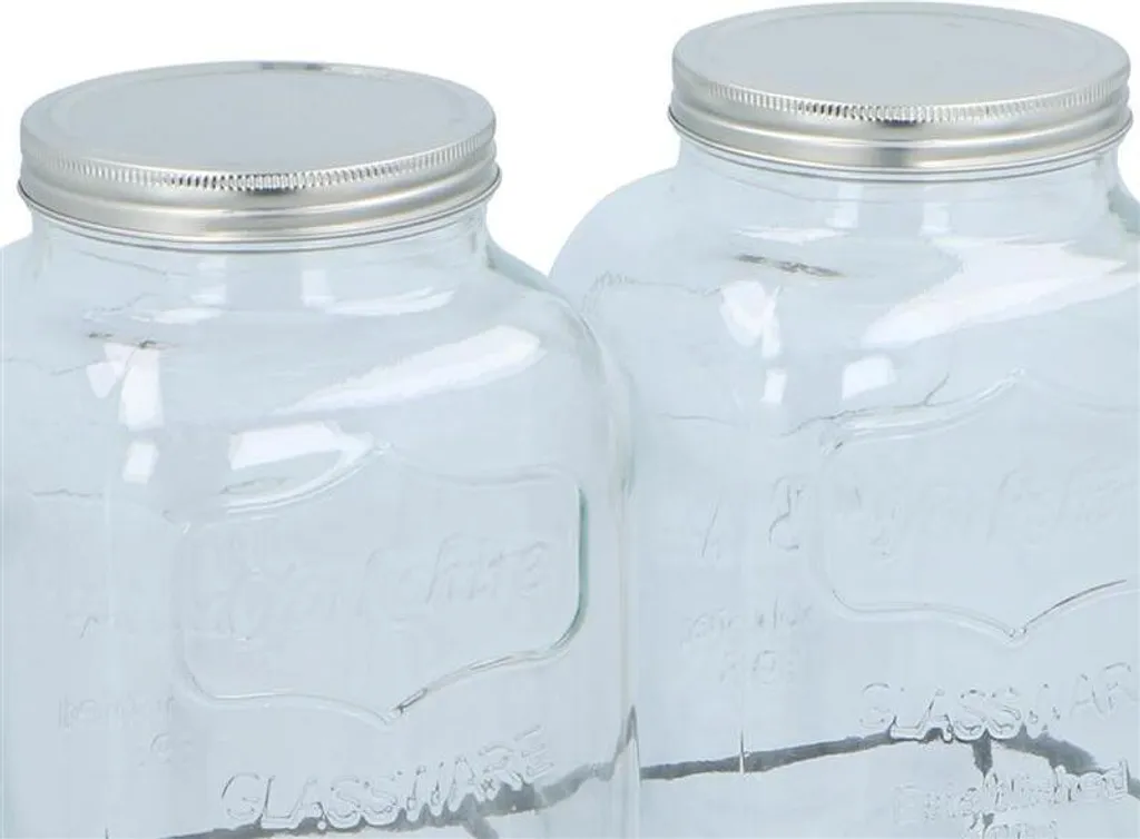 Cuisine Elegance Getränkespender Mit Ständer 2 X 4 Liter - Cocktails, Wasserspender, Saftspender, Karaffe, Glas Zapfhahn - Transparent/Schwarz 8 Cuisine Elegance Getränkespender Mit Ständer 2 X 4 Liter - Cocktails, Wasserspender, Saftspender, Karaffe, Glas Zapfhahn - Transparent/Schwarz – Bild 8