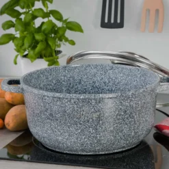 Graue Töpfe Und Kasserolle Mit Marmorbeschichtung 30 Graue Töpfe Und Kasserolle Mit Marmorbeschichtung -Brutzellust Verkaufsgeschäft 2de6d3dcea18520b2775488b849927cc