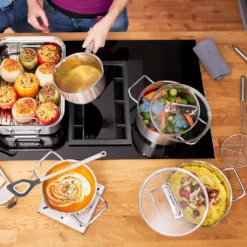 Rösle RÖSLE Topfset Expertiso 4 Teilig Kochtopfset Edelstahl Kochgeschirr -Brutzellust Verkaufsgeschäft 2deed23eebc8a01a27f8989d8f4d2997