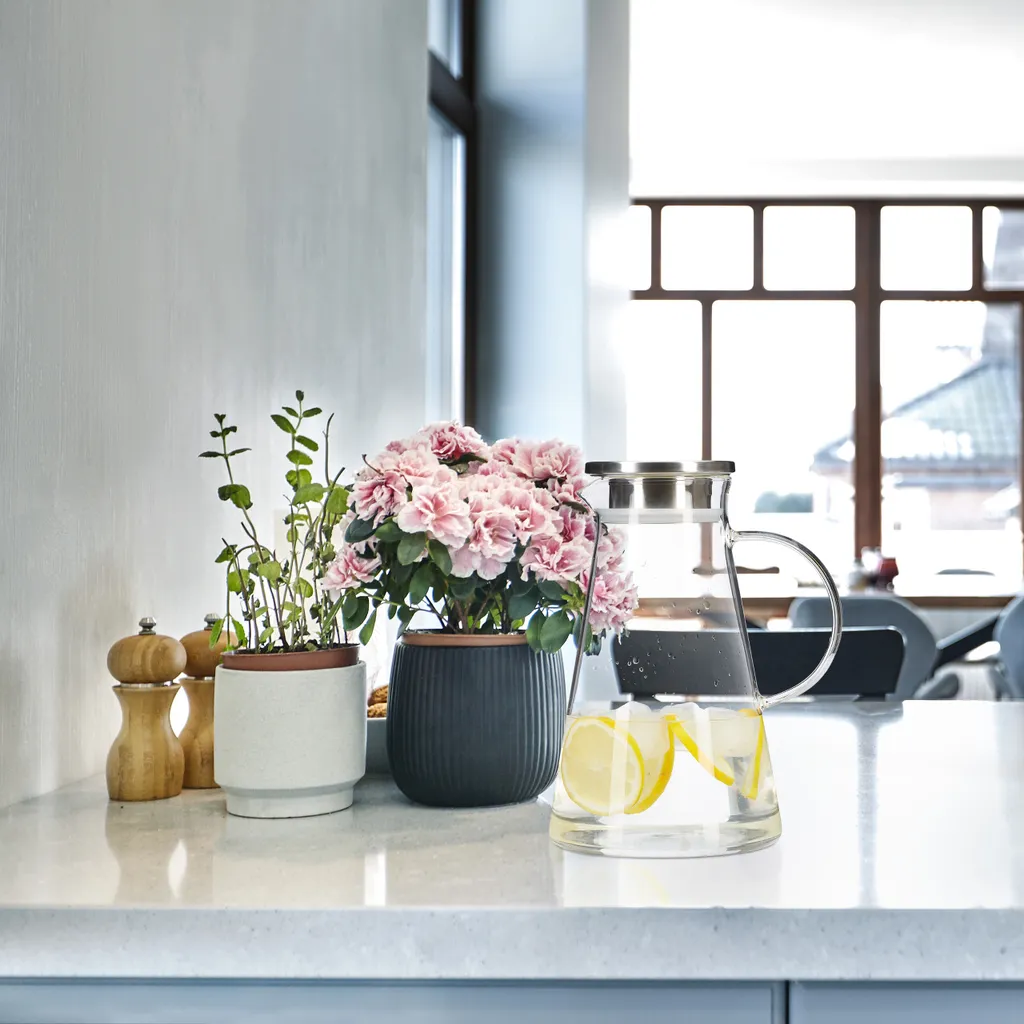 Relaxdays Glaskaraffe Mit Deckel 1,8 Liter 7 Relaxdays Glaskaraffe Mit Deckel 1,8 Liter – Bild 7