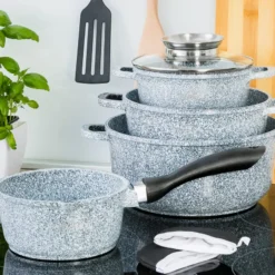 Graue Töpfe Und Kasserolle Mit Marmorbeschichtung 36 Graue Töpfe Und Kasserolle Mit Marmorbeschichtung -Brutzellust Verkaufsgeschäft 30eb7bdf361ace11b669659785c50e93