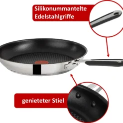 Tefal E76 Jamie Oliver Pfanne 28 Cm Induktion 3 TLG Set 4, NR 1, Bratpfanne Hoher Rand, Antihaft-beschichtet, Backofenofengeeignet, Spülmaschinenfest, Hohe GLEITFÄHIGKEIT,FÜR ALLE HERDARTEN -Brutzellust Verkaufsgeschäft 31b51111b9a9822dc02cb5b244c2937e