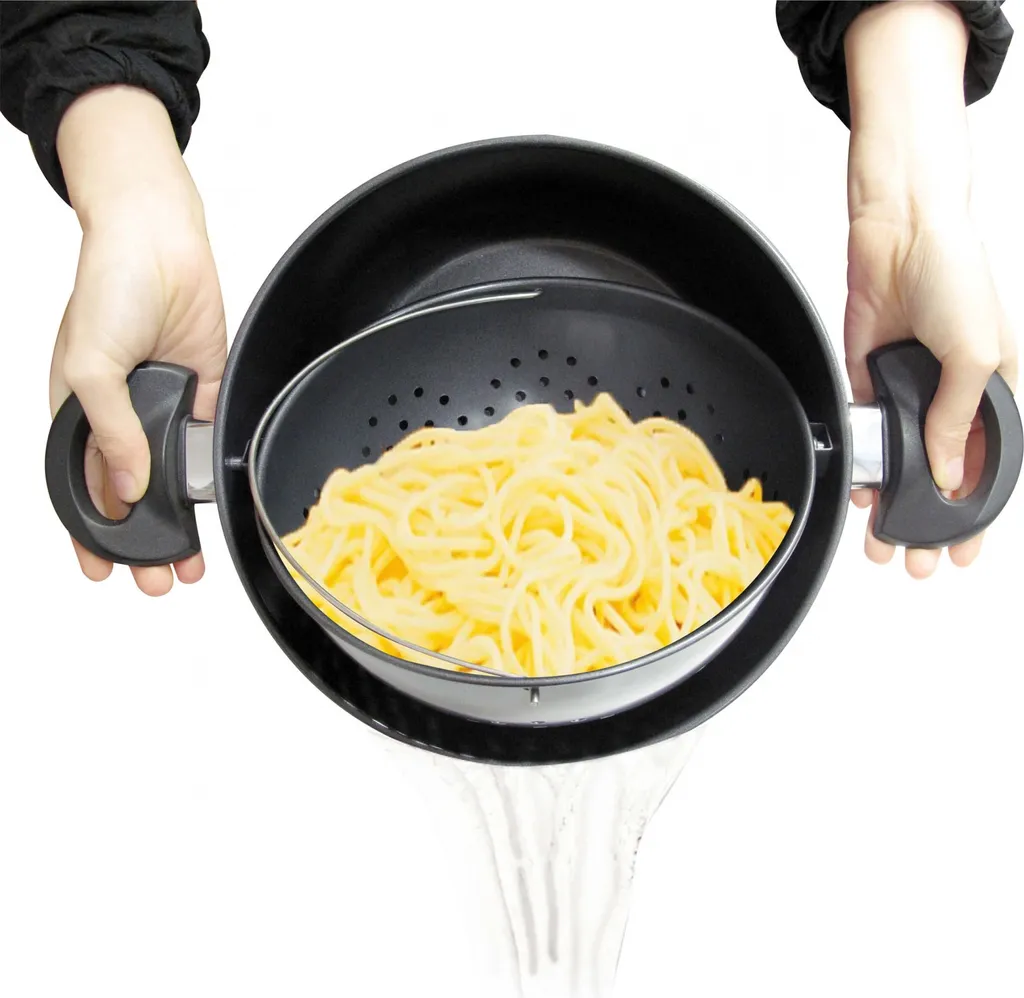 Genius World´s Greatest Pot | Topf Mit Siebeinsatz Ø 25 Cm | Set 3-tlg.; A24655 8 Genius World´s Greatest Pot | Topf Mit Siebeinsatz Ø 25 Cm | Set 3-tlg.; A24655 – Bild 8