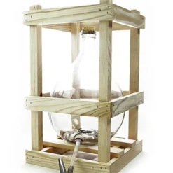 Glasballon Im Holzgestell ❀ 5 Liter ❀ Mit Ablaufhahn & Korken