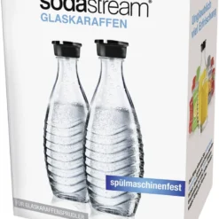 SodaStream Glaskaraffen 0,6 Liter Im 2er-Pack, 764997 -Brutzellust Verkaufsgeschäft 34cb374811046a22c93d1294042341b5