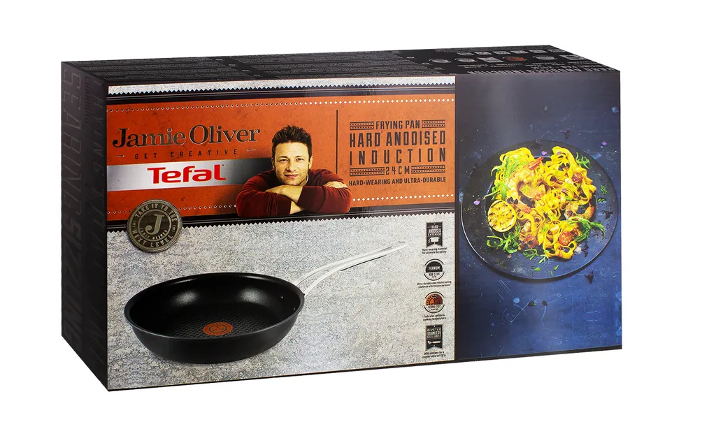 Tefal Jamie Oliver Hard Anodised Bratpfanne Schwarz 24 Cm 7 Tefal Jamie Oliver Hard Anodised Bratpfanne Schwarz 24 Cm – Bild 7