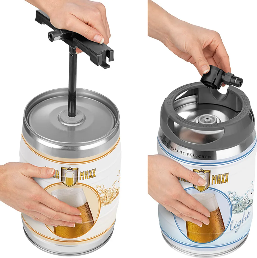 Biermaxx 05581 Bierzapfanlage Mit 3x CO2 Kapseln Und Kühlung ; Maße Ca.: 41,5 X 28 X 42 Cm 1 Biermaxx 05581 Bierzapfanlage Mit 3x CO2 Kapseln Und Kühlung ; Maße Ca.: 41,5 X 28 X 42 Cm