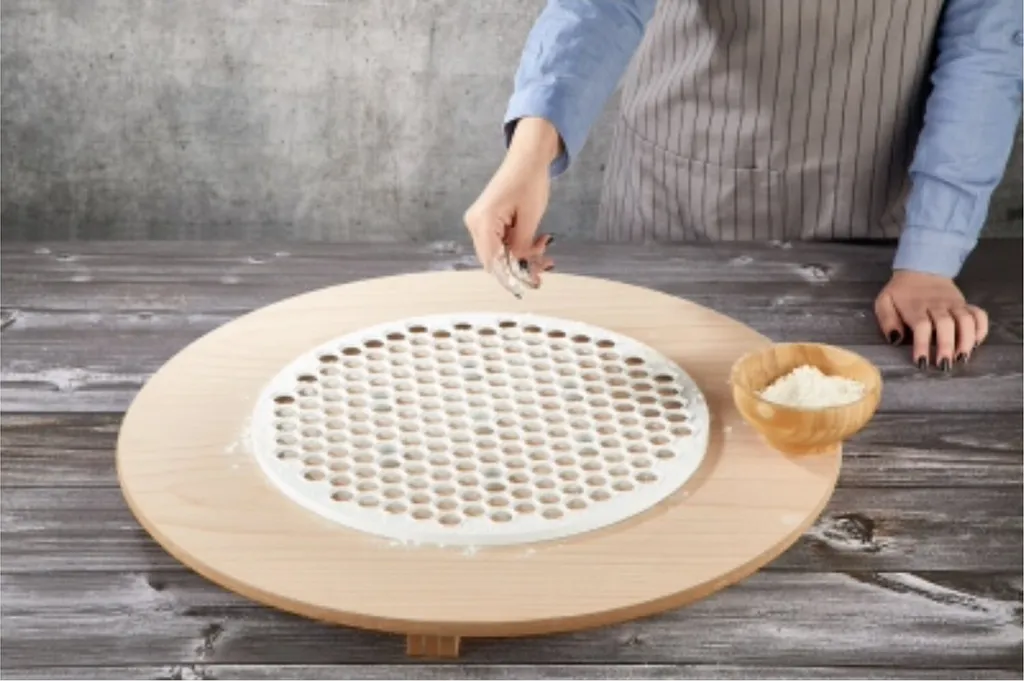 Ravioli Shaper Knödel Manti Form Manti Kalibi Maulkorb Pelmeni Teig Form 216 Loch 43 Cm 2 Ravioli Shaper Knödel Manti Form Manti Kalibi Maulkorb Pelmeni Teig Form 216 Loch 43 Cm – Bild 2
