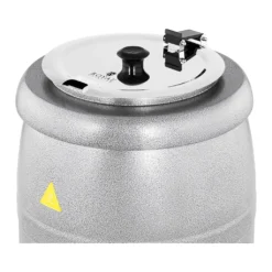 Suppentopf Elektrisch Suppenkessel Edelstahl Stahl Silbern Partytopf 10 L 400 W -Brutzellust Verkaufsgeschäft 400debfee60997e3cd677d39e7bf8c66