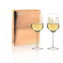 Ritzenhoff Wein-Ensemble Weißweinglas-Set Burkhard Neie, Dionysos & Ariadne / Zeus & Leto, Kristallglas, 364 Ml, 3410001 -Brutzellust Verkaufsgeschäft 444308ff2a4088912d1044e33a12c052