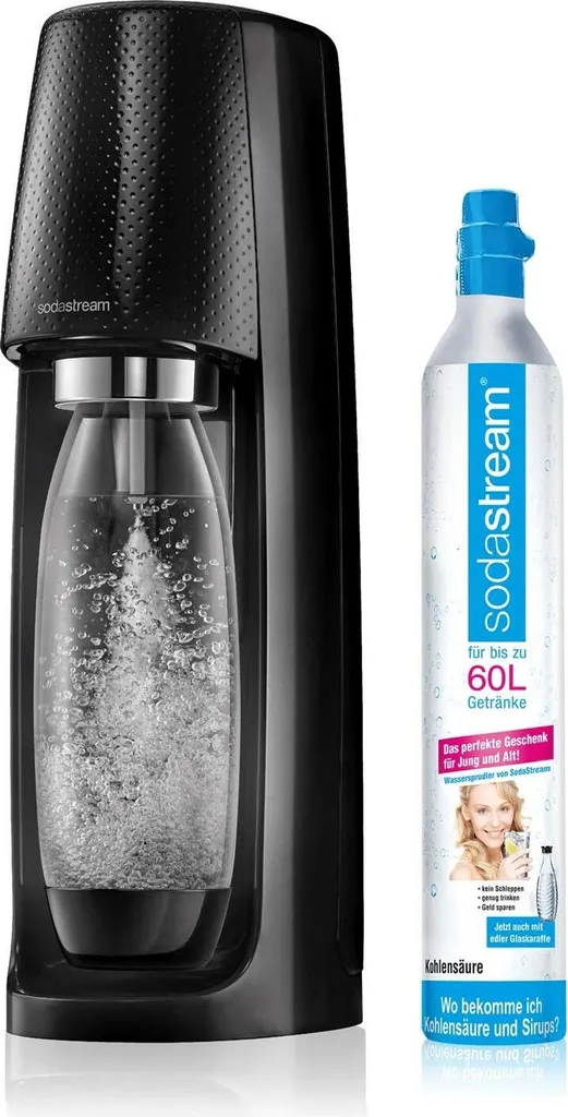 Sodastream Wassersprudler EASY Incl. PET-Flasche 1 L Und 1 Co²-Kohlensäurezylinder, Schwarz 8 Sodastream Wassersprudler EASY Incl. PET-Flasche 1 L Und 1 Co²-Kohlensäurezylinder, Schwarz – Bild 8