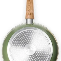 Just Vegan ECO Pfanne Mit Abnehmbarem Griff 24 Cm Aluminium Grün -Brutzellust Verkaufsgeschäft 48822fb6ae0d994f753207c3249204d3