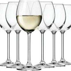 KROSNO Venezia Weißweinglas, 6er-Set, 250 Ml