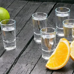 SCHLOSSEREI BAYERWALD Schnapsgläser Set 6 Stück Je 28 Ml - Shotgläser Wodka Schnaps Tequila Grappa - Transparent 7 Cm Höhe -Brutzellust Verkaufsgeschäft 4d4af5897bc9c271376842474812dc0f