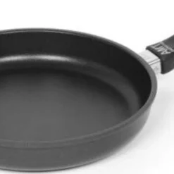 AMT Gastroguss I-528 Bratpfanne, 28 Cm Max. Durchmesser, Gusseisen/Gussaluminium, Induktionsherd-geeignet, Antihaftbeschichtung -Brutzellust Verkaufsgeschäft 4ef5de383cea159bf27cfc97a13846a4