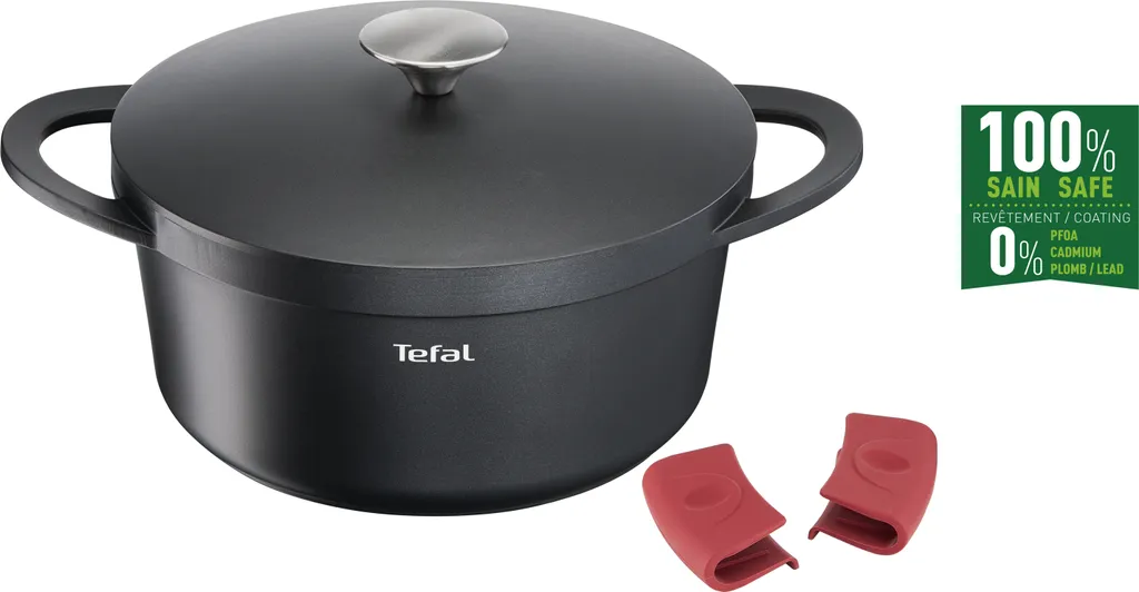 Tefal Trattoria Topf Mit Gussdeckel, 24cm, 4,57l, Aluguss 12 Tefal Trattoria Topf Mit Gussdeckel, 24cm, 4,57l, Aluguss – Bild 12