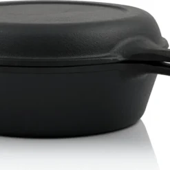 BBQ-Toro Gusseisen Topf Mit Pfannendeckel | 4,4 Liter Stielkasserolle