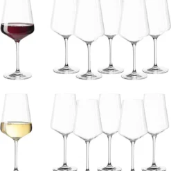 Leonardo Weinglas 12er Set PUCCINI Rotwein 6er Set Und Weißwein 6er Set Gläserset 069554 + 069553 -Brutzellust Verkaufsgeschäft 50fa54dede417a7832a1e3a94e20b423